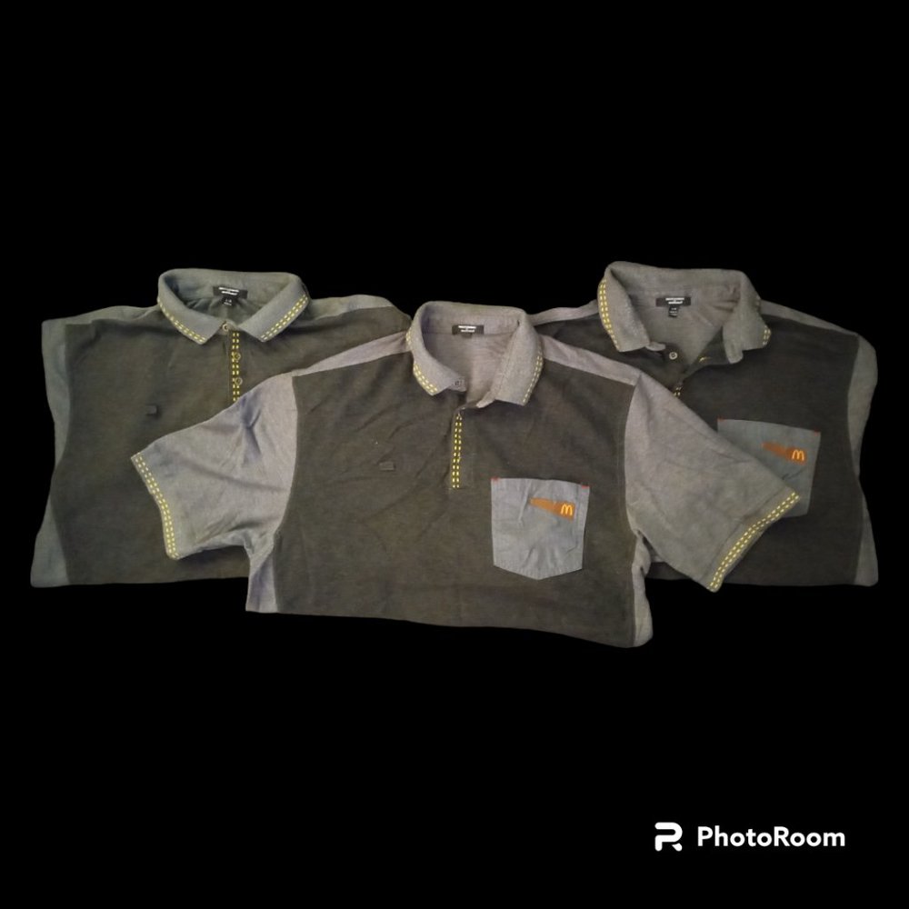 SET OF 3 - McDonald’s Timeless Elements Uniform Shirt - Size L